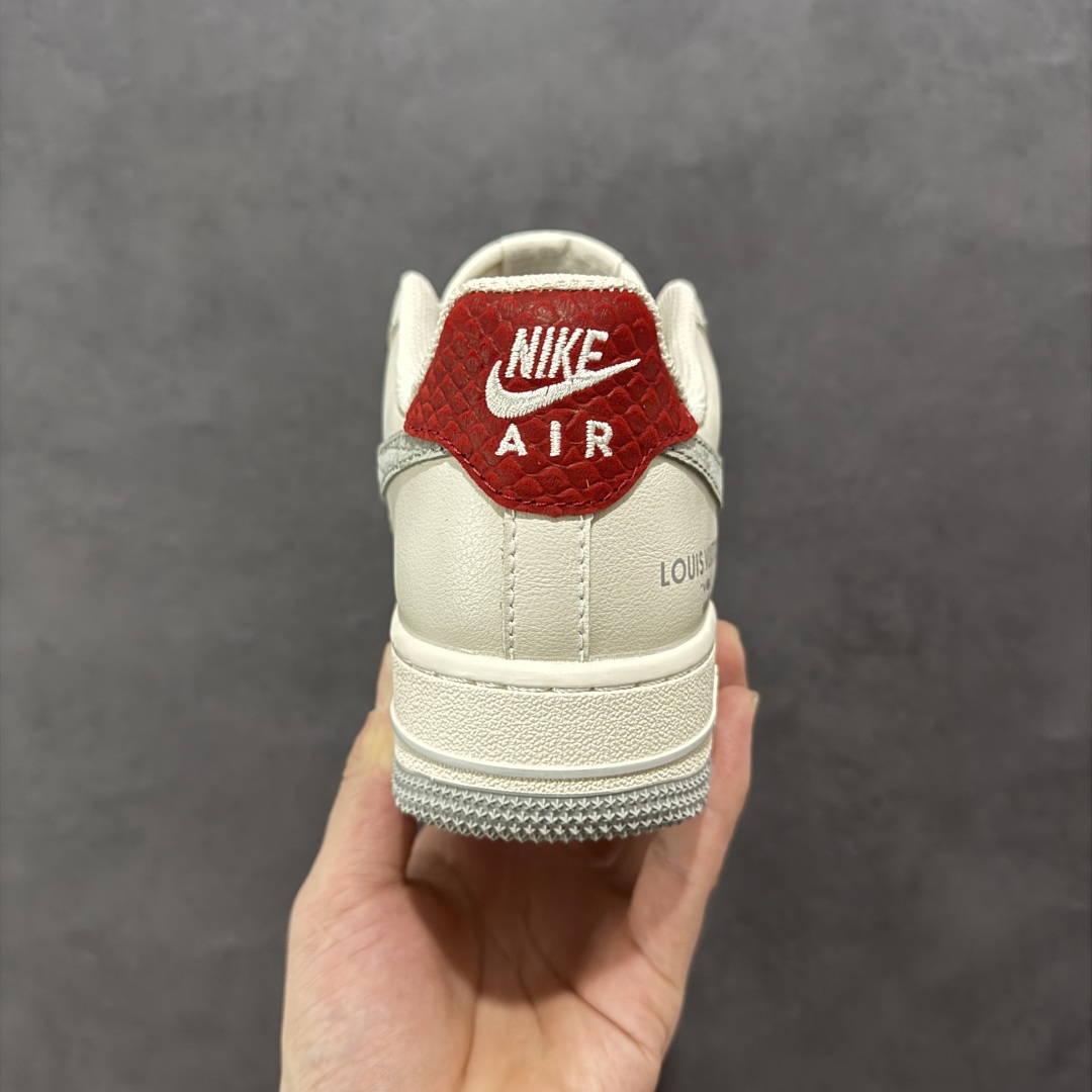 【定制版】Nike Air Force 1'07 Low LV联名 米灰蛇鳞勾 空军一号低帮休闲板鞋 XX3168-130
