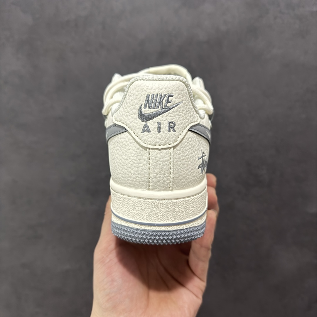 【定制版】Nike Air Force 1'07 Low 斯图西联名 灰钻石抽绳 空军一号低帮休闲板鞋 DM6868-072