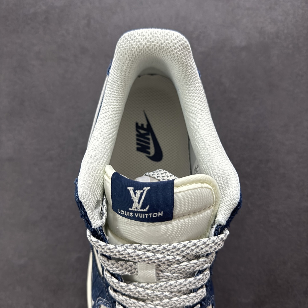 【定制版】Nike Air Force 1'07 Low LV联名 米蓝暗格 空军一号低帮休闲板鞋 XS1958-551