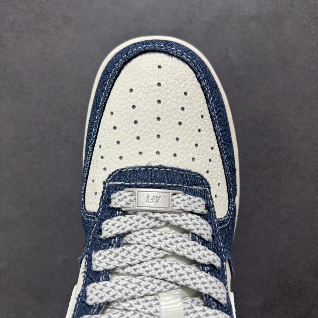 【定制版】Nike Air Force 1'07 Low LV联名 米蓝暗格 空军一号低帮休闲板鞋 XS1958-551