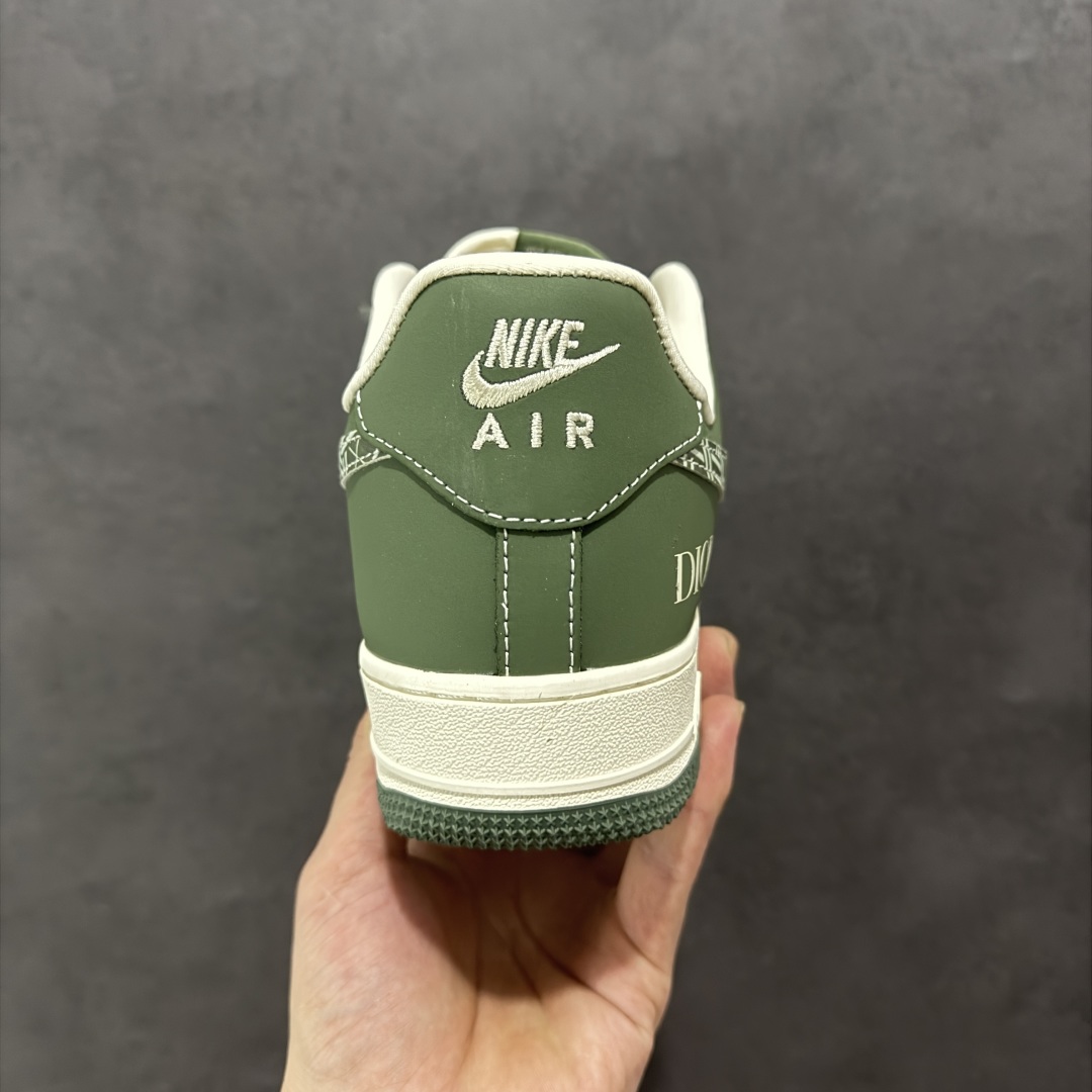 【定制版】Nike Air Force 1'07 Low 迪奥联名 深绿花勾 空军一号低帮休闲板鞋 KK1988-081