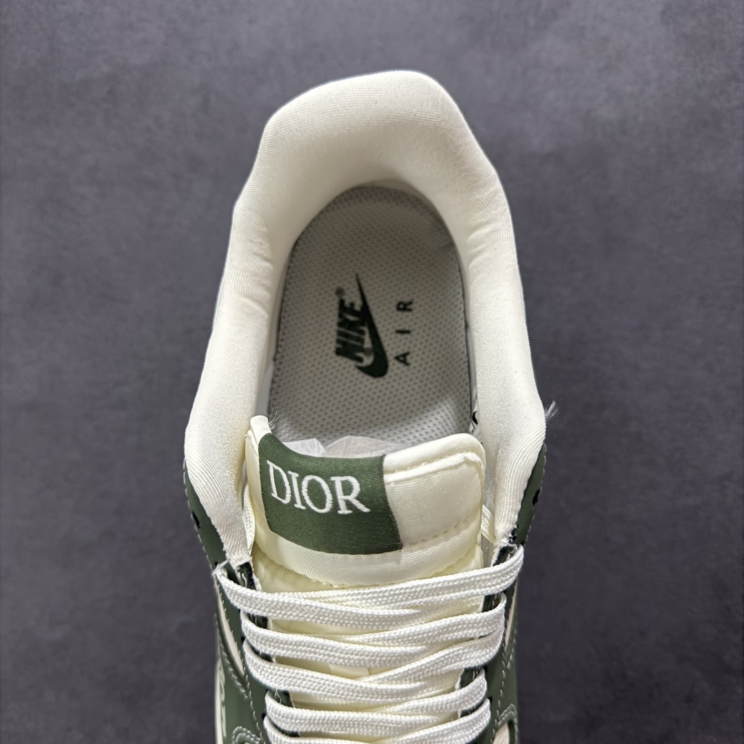 【定制版】Nike Air Force 1'07 Low 迪奥联名 深绿花勾 空军一号低帮休闲板鞋 KK1988-081