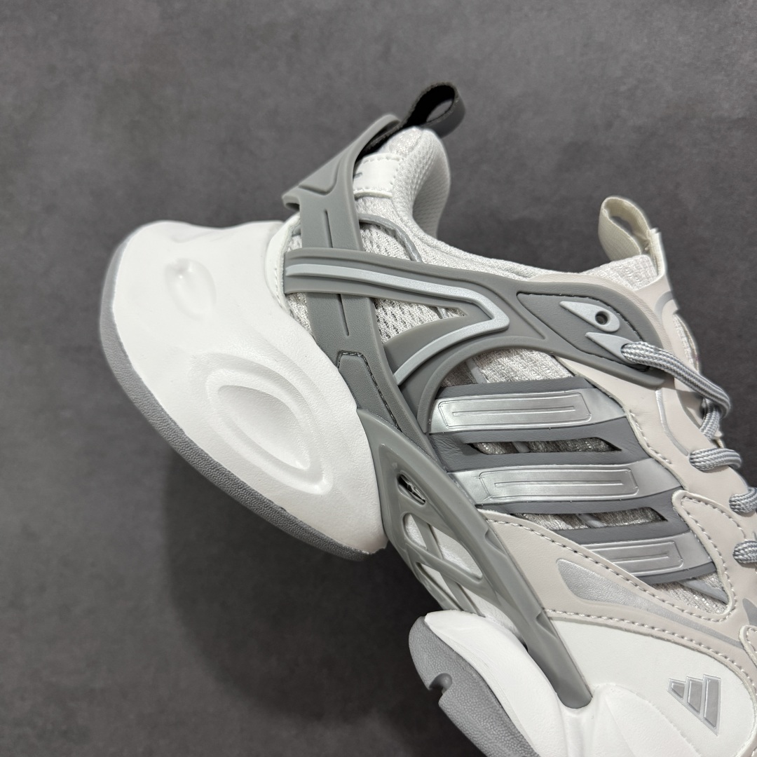 图片[6]-【公司级】AD XLG Runner Deluxe 跑步者豪华版系列低帮厚底增高老爹风复古缓震休闲运动慢跑鞋 IH1583 轻机甲赛博复古休闲运动老爹鞋 原楦纸板数据开发 铸造原味鞋型 耐磨防撕裂面料和RPU后跟结构，皮革鞋面缀有交叉失眠，搭配织物内里，舒适妥帖。双密度大底设计，更具稳定性 尺码：36-45-选品中心