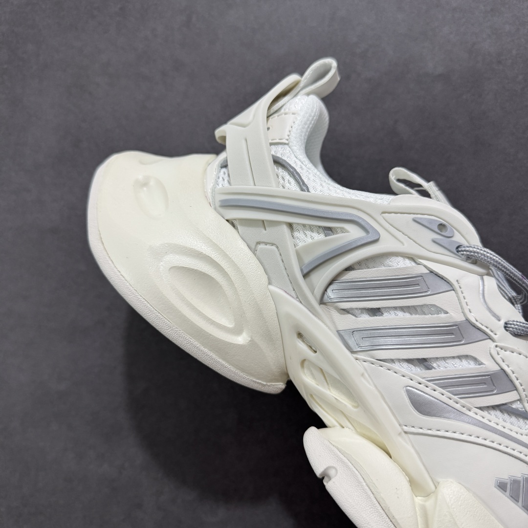 图片[6]-【公司级】AD XLG Runner Deluxe 跑步者豪华版系列低帮厚底增高老爹风复古缓震休闲运动慢跑鞋 IH1584 轻机甲赛博复古休闲运动老爹鞋 原楦纸板数据开发 铸造原味鞋型 耐磨防撕裂面料和RPU后跟结构，皮革鞋面缀有交叉失眠，搭配织物内里，舒适妥帖。双密度大底设计，更具稳定性 尺码：36-45-选品中心