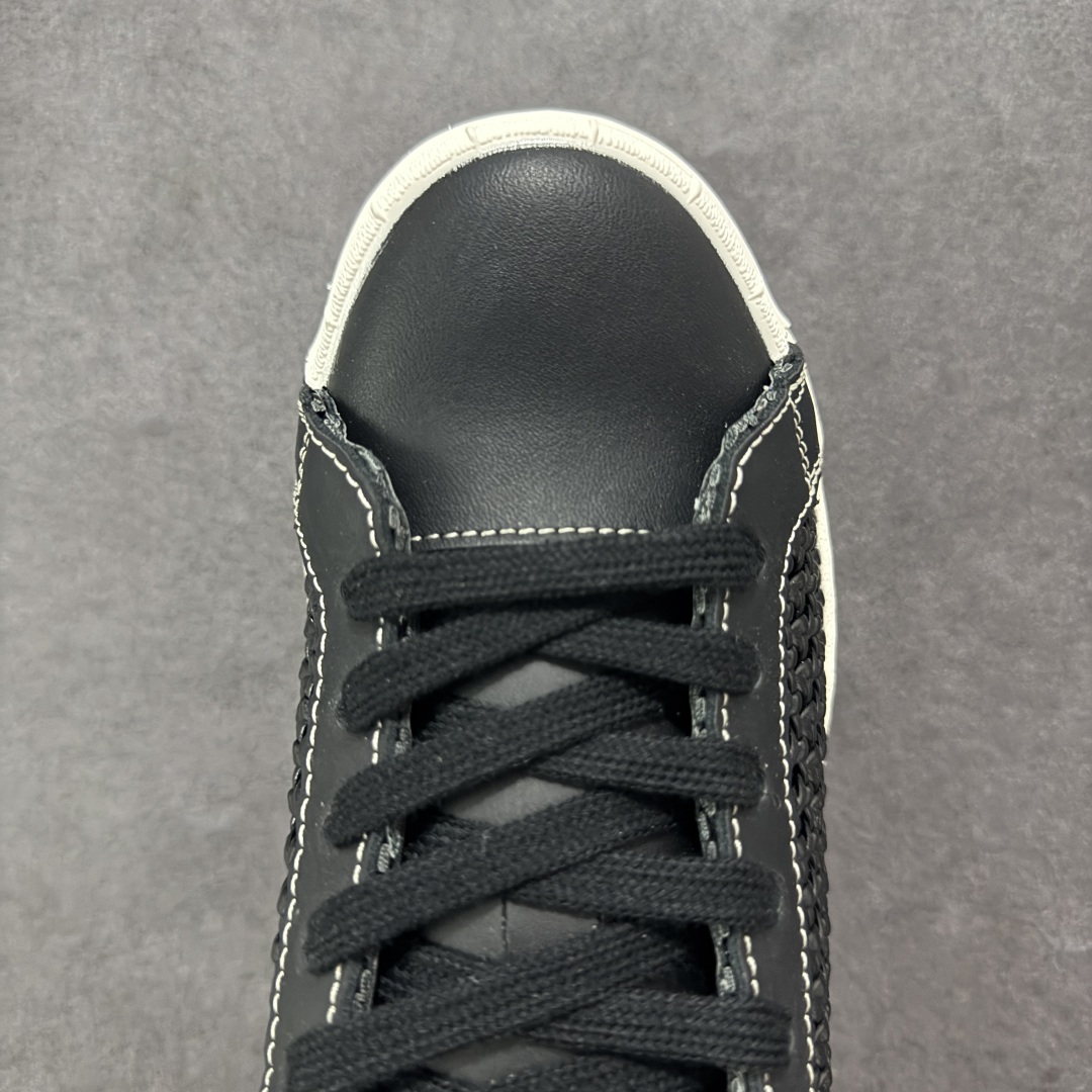Lv x Ad Superstar 定制配色 Lv联名 低帮贝壳头百搭休闲透气镂空编织皮面板鞋 IE8878