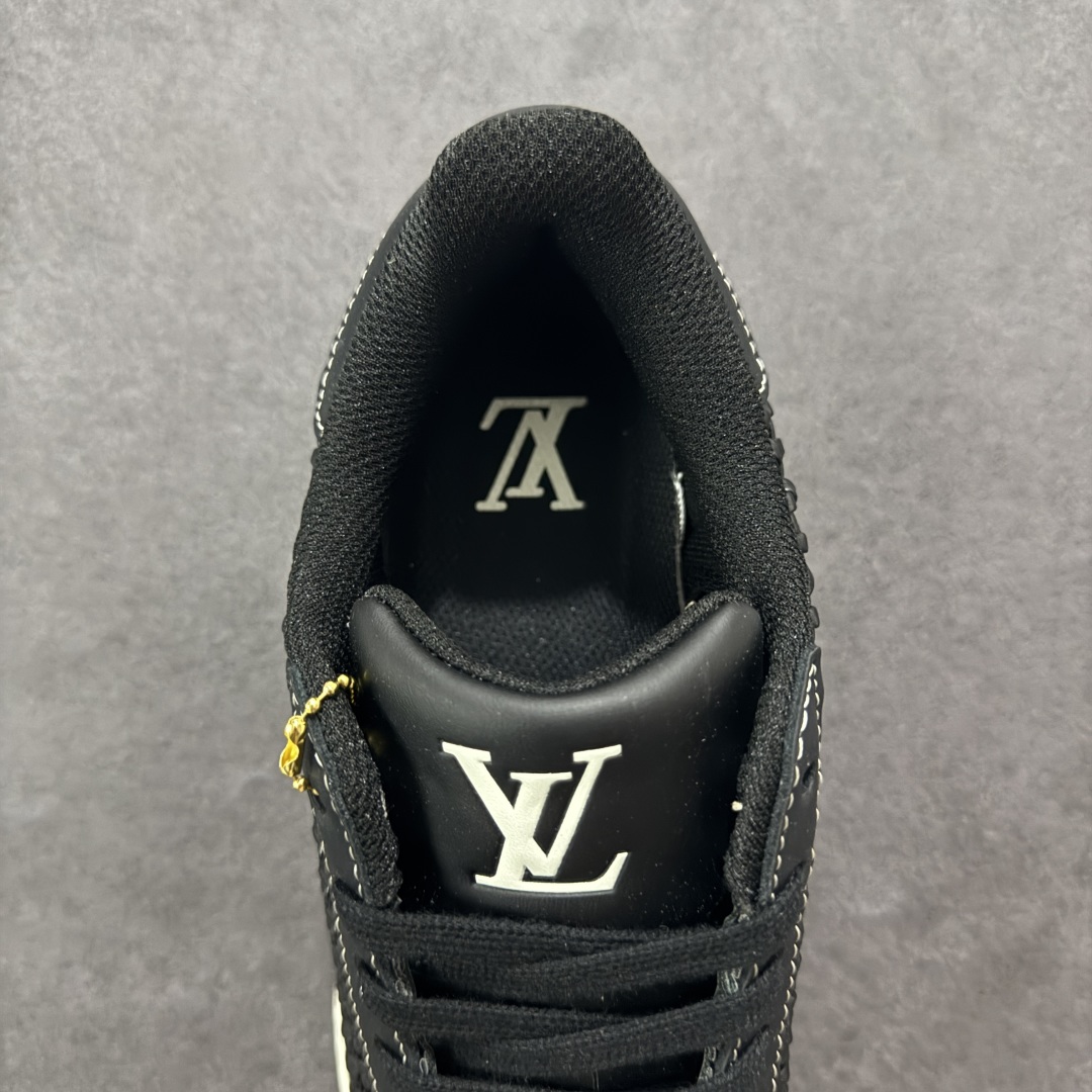 Lv x Ad Superstar 定制配色 Lv联名 低帮贝壳头百搭休闲透气镂空编织皮面板鞋 IE8878