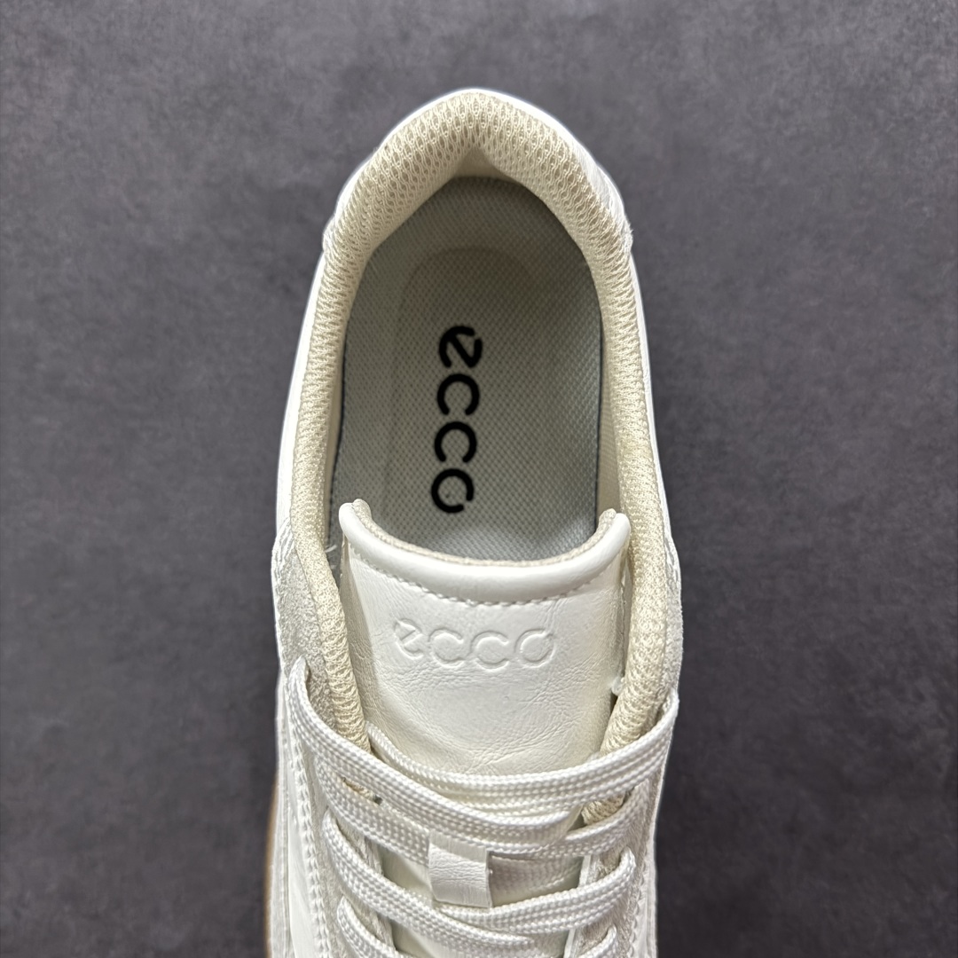  
【公司级】ECCO爱步舒适休闲板鞋男 夏季时尚拼接德训鞋 柔酷零点系列 臻选皮革采用牛皮剖层与牛皮拼