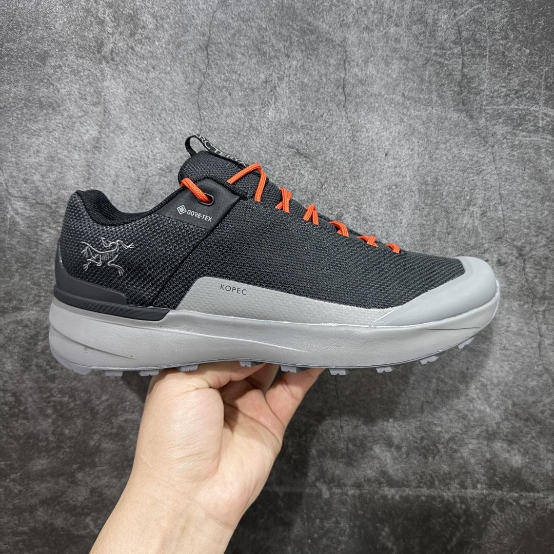 【纯原版】始祖鸟ArcTeryx Kopec GTX M 覆盖透气男越野跑鞋
正确后跟刺绣 完