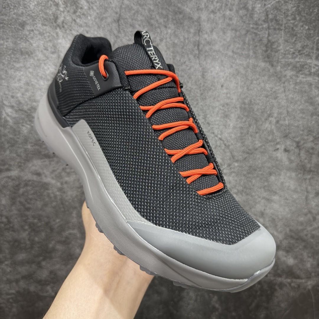 【纯原版】始祖鸟ArcTeryx Kopec GTX M 覆盖透气男越野跑鞋
正确后跟刺绣 完