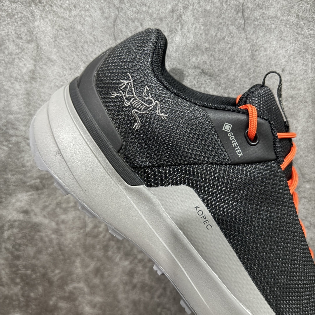 【纯原版】始祖鸟ArcTeryx Kopec GTX M 覆盖透气男越野跑鞋
正确后跟刺绣 完