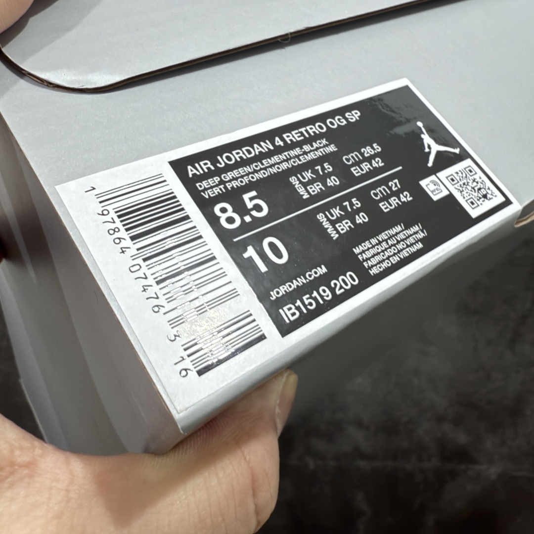  
【纯原版本】UNDEFEATED x Jordan Air Jordan 4 AJ4舒适百搭 防滑耐