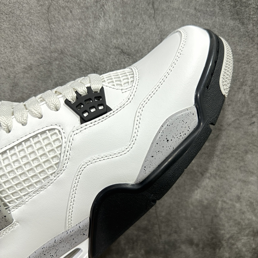 【纯原版本】Air Jordan 4 OG White Cement AJ4白水泥 时尚百搭 减震防
