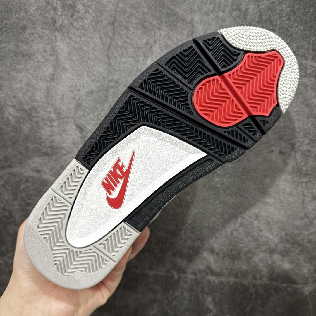 【纯原版本】Air Jordan 4 OG White Cement AJ4白水泥 时尚百搭 减震防