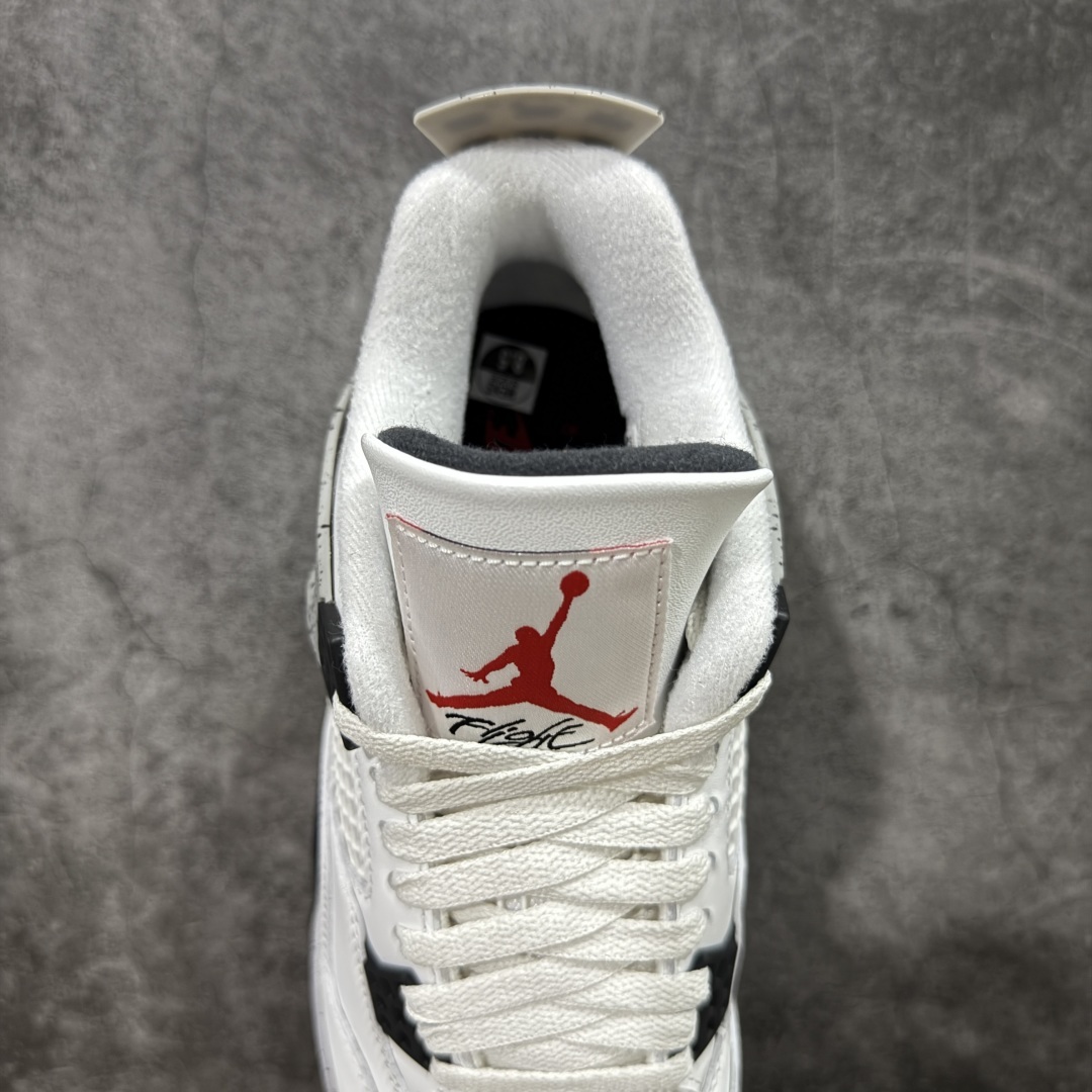 【纯原版本】Air Jordan 4 OG White Cement AJ4白水泥 时尚百搭 减震防