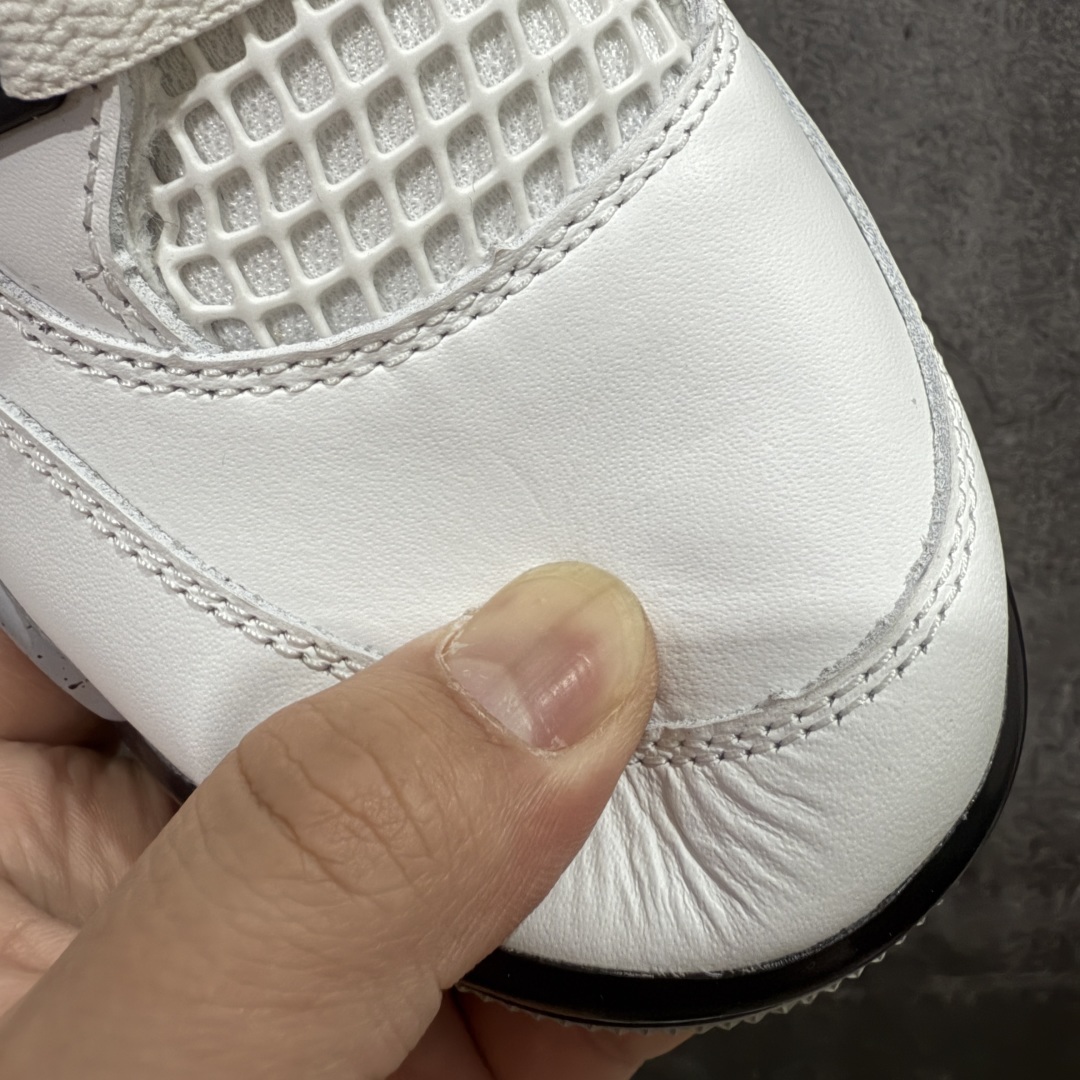 【纯原版本】Air Jordan 4 OG White Cement AJ4白水泥 时尚百搭 减震防