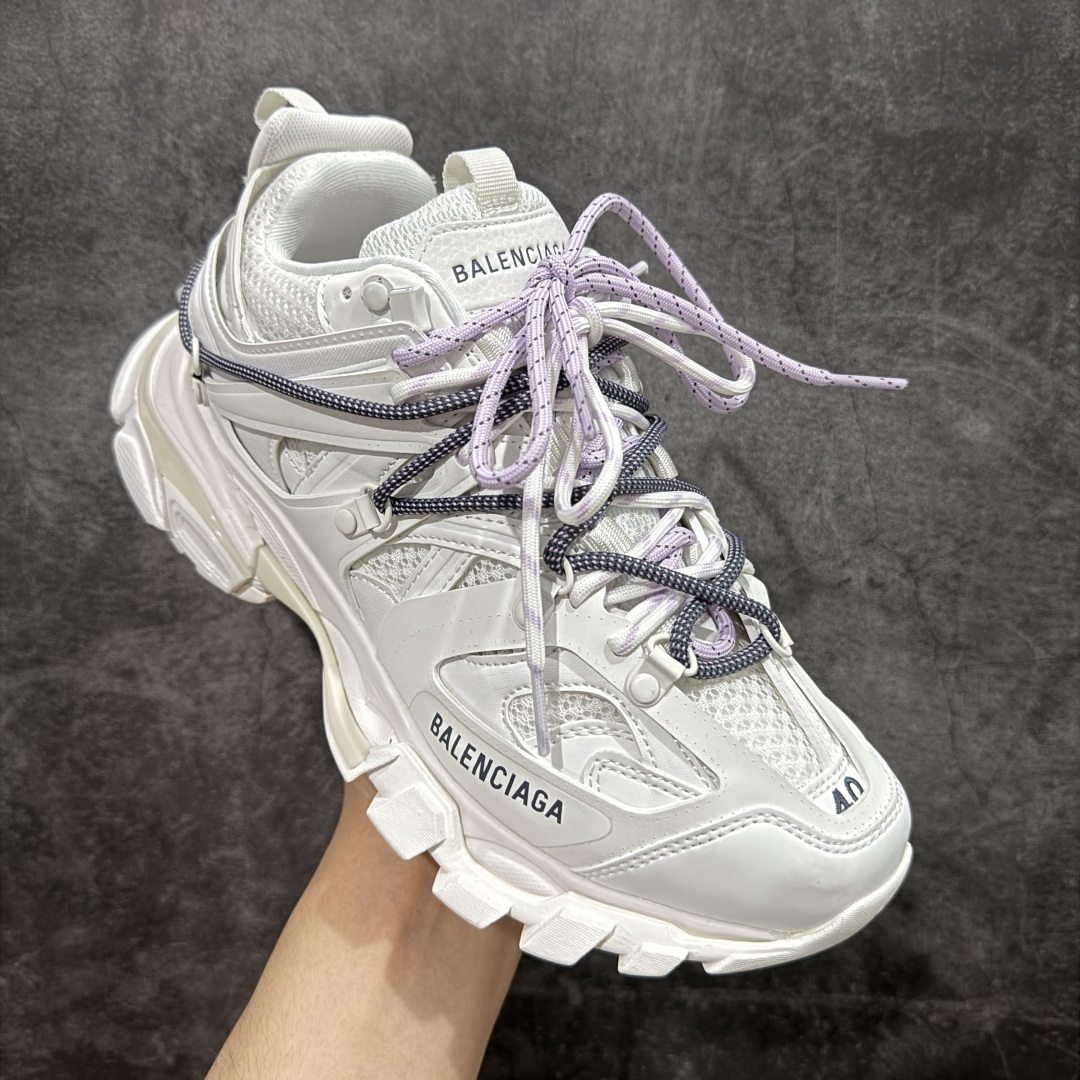 【OK纯原版本】Balenciaga 巴黎世家 Track Sneaker 巴黎世家三代绑带款 户外概念复古老爹鞋
