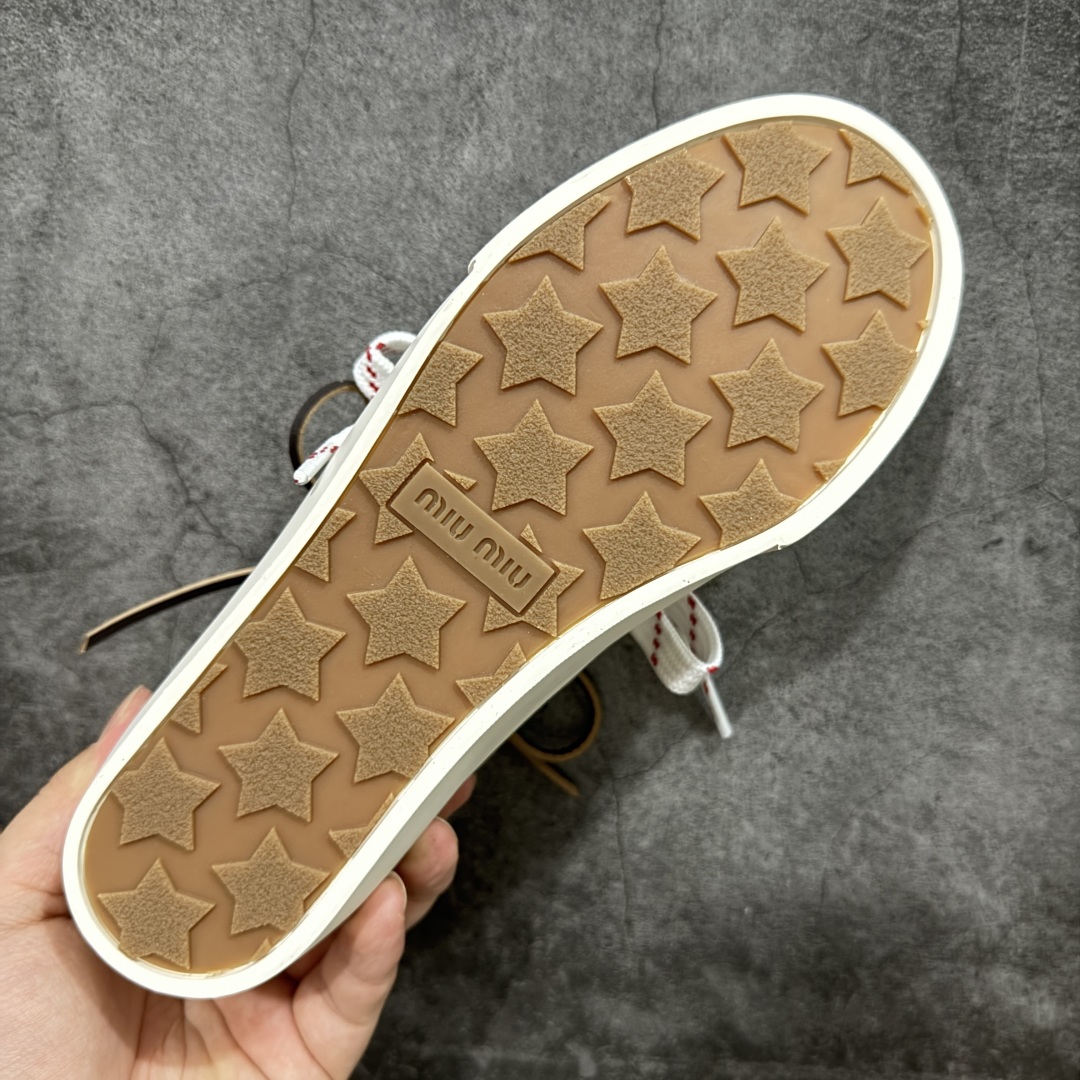 350 【广东纯原版本】MiuMiu 缪缪 最新款 水洗 丹宁 牛仔布 帆布鞋 厚底 休闲 运动鞋