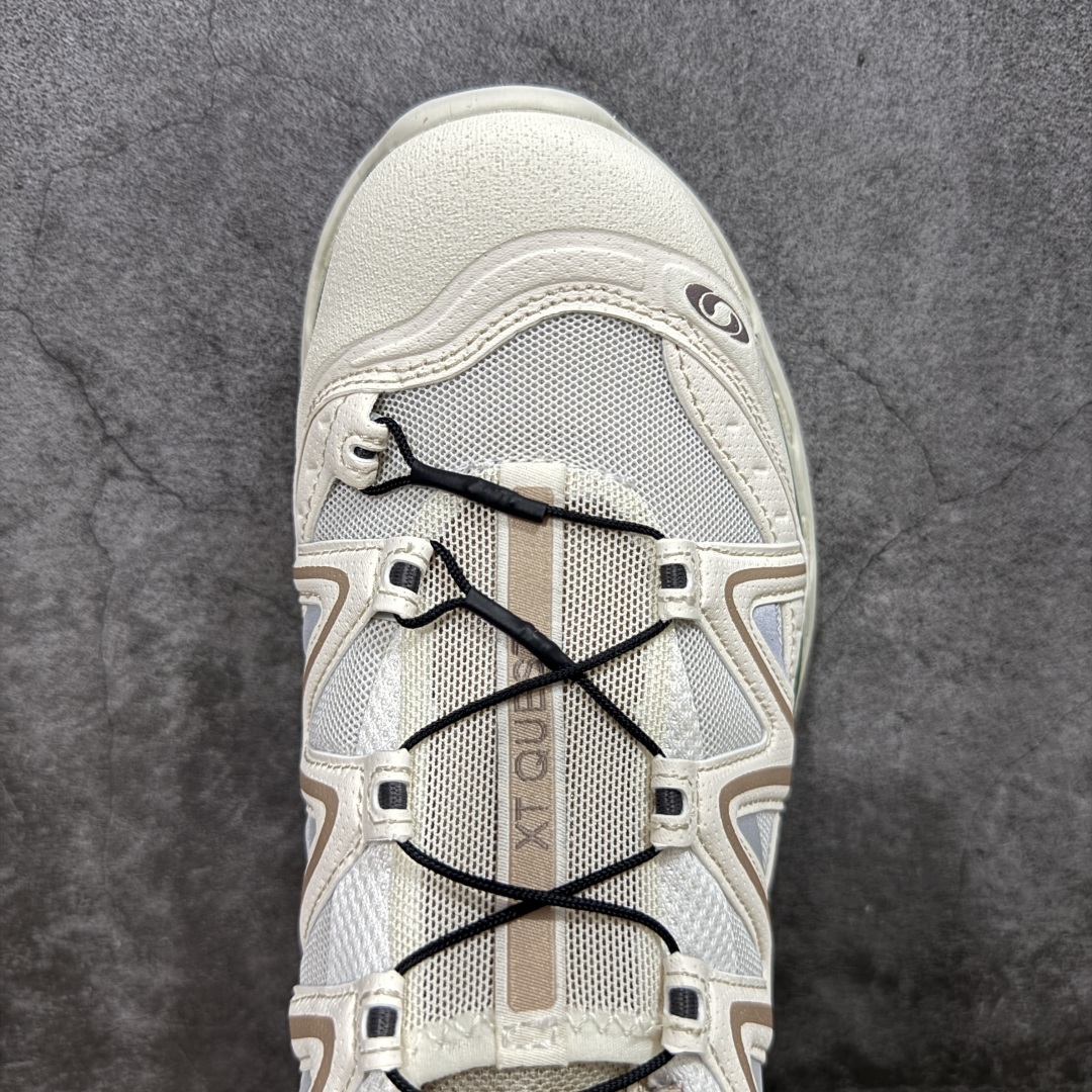 图片[5]-【PZ纯原】SALOMON XT-Quest 萨洛蒙潮流越野机能户外功能鞋 474789 全新版本出货 好货不怕晚 品质 细节 材料都是肉眼可以见！ 售前售后也是其它工厂无法匹敌！ 纯原外贸平台特供订单 耗时半年巨作 全套原纸板楦头开发 原厂特供网布配套加持 确保原汁原味 完美呈现版型 原档数据独家私模五层组合大底 原装Ortholite轻量化鞋垫 中底布带钢印编号 原厂TPU锁扣 进口港宝加持 后跟自然饱满 还原公司包裹性 鞋面采用SENSIFT贴合技术 全方位贴合包裹脚型 鞋跟部鞋底牵引设计 提供强大的抓地性能 更适应野外崎岖不平的道路 其3D ADVANCED CHASSIS底盘 材料轻量大化 钉齿设计更具稳定性 防护性 鞋底易磨损区运用CONTAGRIP高耐磨材料 应对城市硬质路面长距离跑考验 尺码：36 36.5 37.5 38 38.5 39 40 40.5 41 42 42.5 43 44 44.5 45-选品中心