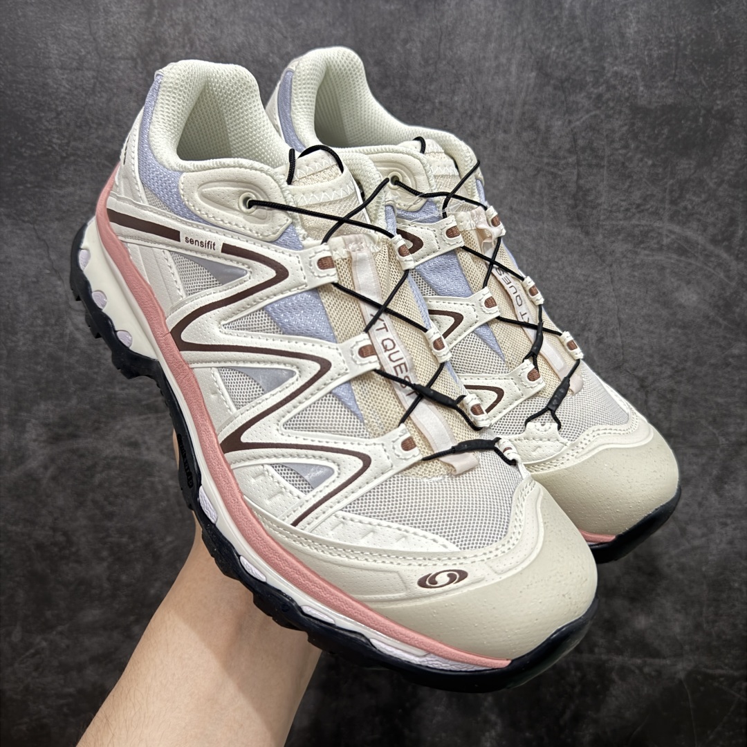 图片[2]-【PZ纯原】SALOMON XT-Quest 萨洛蒙潮流越野机能户外功能鞋 417590 全新版本出货 好货不怕晚 品质 细节 材料都是肉眼可以见！ 售前售后也是其它工厂无法匹敌！ 纯原外贸平台特供订单 耗时半年巨作 全套原纸板楦头开发 原厂特供网布配套加持 确保原汁原味 完美呈现版型 原档数据独家私模五层组合大底 原装Ortholite轻量化鞋垫 中底布带钢印编号 原厂TPU锁扣 进口港宝加持 后跟自然饱满 还原公司包裹性 鞋面采用SENSIFT贴合技术 全方位贴合包裹脚型 鞋跟部鞋底牵引设计 提供强大的抓地性能 更适应野外崎岖不平的道路 其3D ADVANCED CHASSIS底盘 材料轻量大化 钉齿设计更具稳定性 防护性 鞋底易磨损区运用CONTAGRIP高耐磨材料 应对城市硬质路面长距离跑考验 尺码：36 36.5 37.5 38 38.5 39 40 40.5 41 42 42.5 43 44 44.5 45-选品中心