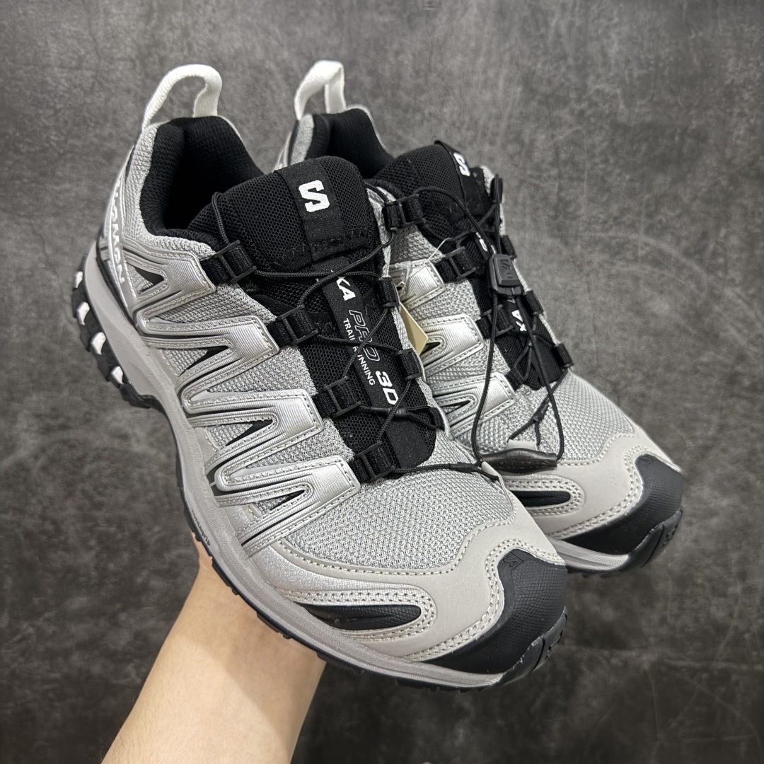 图片[2]-【PZ纯原】SALOMON XA Pro 3D ADV 萨洛蒙潮流越野机能户外功能鞋 全新版本出货 好货不怕晚 品质 细节 材料都是肉眼可以见！ 售前售后也是其它工厂无法匹敌！ 纯原外贸平台特供订单 耗时半年巨作 全套原纸板楦头开发 原厂特供网布配套加持 确保原汁原味 完美呈现版型 原档数据独家私模五层组合大底 原装Ortholite轻量化鞋垫 中底布带钢印编号 原厂TPU锁扣 进口港宝加持 后跟自然饱满 还原公司包裹性 鞋面采用SENSIFT贴合技术 全方位贴合包裹脚型 鞋跟部鞋底牵引设计 提供强大的抓地性能 更适应野外崎岖不平的道路 其3D ADVANCED CHASSIS底盘 材料轻量大化 钉齿设计更具稳定性 防护性 鞋底易磨损区运用CONTAGRIP高耐磨材料 应对城市硬质路面长距离跑考验 尺码：36 36.5 37.5 38 38.5 39 40 40.5 41 42 42.5 43 44 44.5 45-选品中心