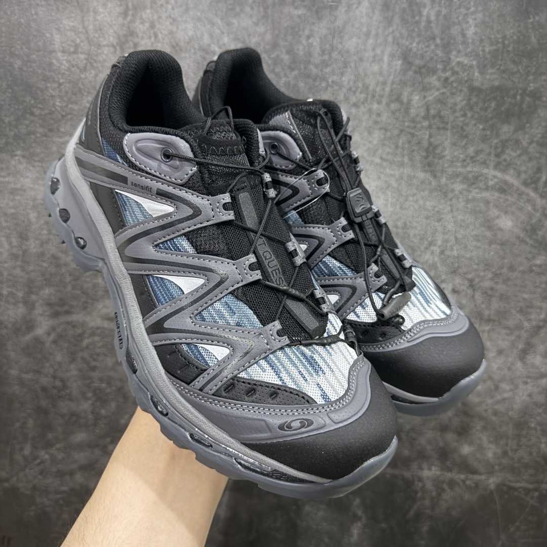 图片[9]-【PZ纯原】SALOMON XT-Quest 萨洛蒙潮流越野机能户外功能鞋 417590 全新版本出货 好货不怕晚 品质 细节 材料都是肉眼可以见！ 售前售后也是其它工厂无法匹敌！ 纯原外贸平台特供订单 耗时半年巨作 全套原纸板楦头开发 原厂特供网布配套加持 确保原汁原味 完美呈现版型 原档数据独家私模五层组合大底 原装Ortholite轻量化鞋垫 中底布带钢印编号 原厂TPU锁扣 进口港宝加持 后跟自然饱满 还原公司包裹性 鞋面采用SENSIFT贴合技术 全方位贴合包裹脚型 鞋跟部鞋底牵引设计 提供强大的抓地性能 更适应野外崎岖不平的道路 其3D ADVANCED CHASSIS底盘 材料轻量大化 钉齿设计更具稳定性 防护性 鞋底易磨损区运用CONTAGRIP高耐磨材料 应对城市硬质路面长距离跑考验 尺码：36 36.5 37.5 38 38.5 39 40 40.5 41 42 42.5 43 44 44.5 45-选品中心