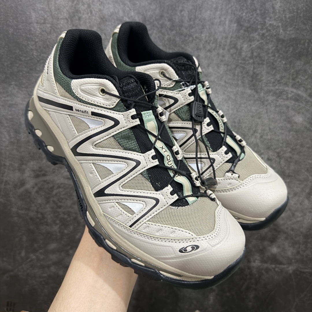 图片[8]-【PZ纯原】SALOMON XT-Quest 萨洛蒙潮流越野机能户外功能鞋 417590 全新版本出货 好货不怕晚 品质 细节 材料都是肉眼可以见！ 售前售后也是其它工厂无法匹敌！ 纯原外贸平台特供订单 耗时半年巨作 全套原纸板楦头开发 原厂特供网布配套加持 确保原汁原味 完美呈现版型 原档数据独家私模五层组合大底 原装Ortholite轻量化鞋垫 中底布带钢印编号 原厂TPU锁扣 进口港宝加持 后跟自然饱满 还原公司包裹性 鞋面采用SENSIFT贴合技术 全方位贴合包裹脚型 鞋跟部鞋底牵引设计 提供强大的抓地性能 更适应野外崎岖不平的道路 其3D ADVANCED CHASSIS底盘 材料轻量大化 钉齿设计更具稳定性 防护性 鞋底易磨损区运用CONTAGRIP高耐磨材料 应对城市硬质路面长距离跑考验 尺码：36 36.5 37.5 38 38.5 39 40 40.5 41 42 42.5 43 44 44.5 45-选品中心