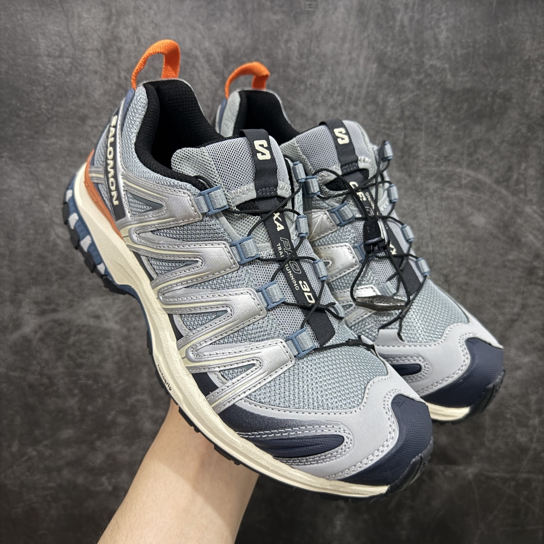 图片[6]-【PZ纯原】SALOMON XA Pro 3D ADV 萨洛蒙潮流越野机能户外功能鞋 全新版本出货 好货不怕晚 品质 细节 材料都是肉眼可以见！ 售前售后也是其它工厂无法匹敌！ 纯原外贸平台特供订单 耗时半年巨作 全套原纸板楦头开发 原厂特供网布配套加持 确保原汁原味 完美呈现版型 原档数据独家私模五层组合大底 原装Ortholite轻量化鞋垫 中底布带钢印编号 原厂TPU锁扣 进口港宝加持 后跟自然饱满 还原公司包裹性 鞋面采用SENSIFT贴合技术 全方位贴合包裹脚型 鞋跟部鞋底牵引设计 提供强大的抓地性能 更适应野外崎岖不平的道路 其3D ADVANCED CHASSIS底盘 材料轻量大化 钉齿设计更具稳定性 防护性 鞋底易磨损区运用CONTAGRIP高耐磨材料 应对城市硬质路面长距离跑考验 尺码：36 36.5 37.5 38 38.5 39 40 40.5 41 42 42.5 43 44 44.5 45-选品中心