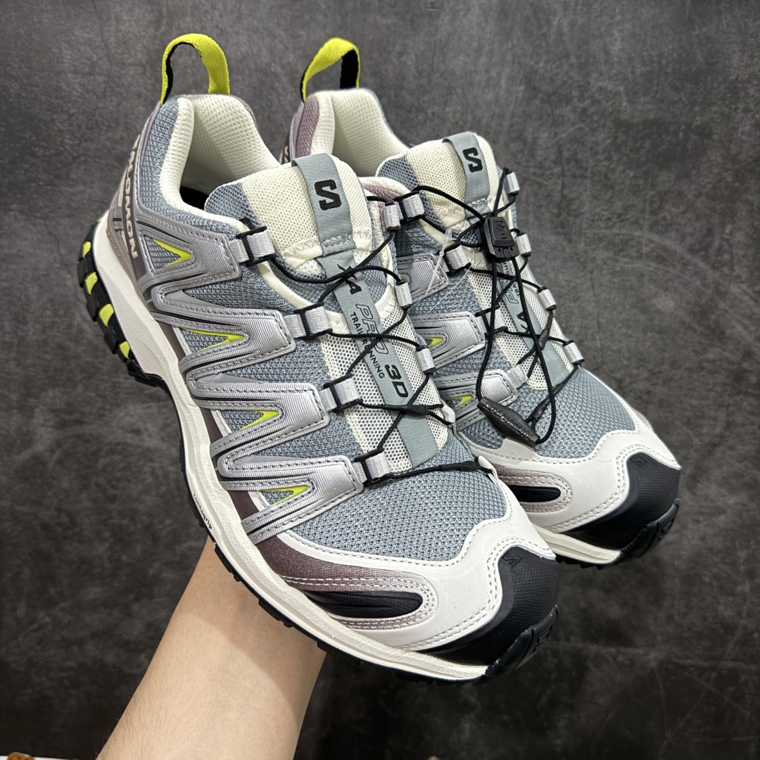 图片[3]-【PZ纯原】SALOMON XA Pro 3D ADV 萨洛蒙潮流越野机能户外功能鞋 全新版本出货 好货不怕晚 品质 细节 材料都是肉眼可以见！ 售前售后也是其它工厂无法匹敌！ 纯原外贸平台特供订单 耗时半年巨作 全套原纸板楦头开发 原厂特供网布配套加持 确保原汁原味 完美呈现版型 原档数据独家私模五层组合大底 原装Ortholite轻量化鞋垫 中底布带钢印编号 原厂TPU锁扣 进口港宝加持 后跟自然饱满 还原公司包裹性 鞋面采用SENSIFT贴合技术 全方位贴合包裹脚型 鞋跟部鞋底牵引设计 提供强大的抓地性能 更适应野外崎岖不平的道路 其3D ADVANCED CHASSIS底盘 材料轻量大化 钉齿设计更具稳定性 防护性 鞋底易磨损区运用CONTAGRIP高耐磨材料 应对城市硬质路面长距离跑考验 尺码：36 36.5 37.5 38 38.5 39 40 40.5 41 42 42.5 43 44 44.5 45-选品中心