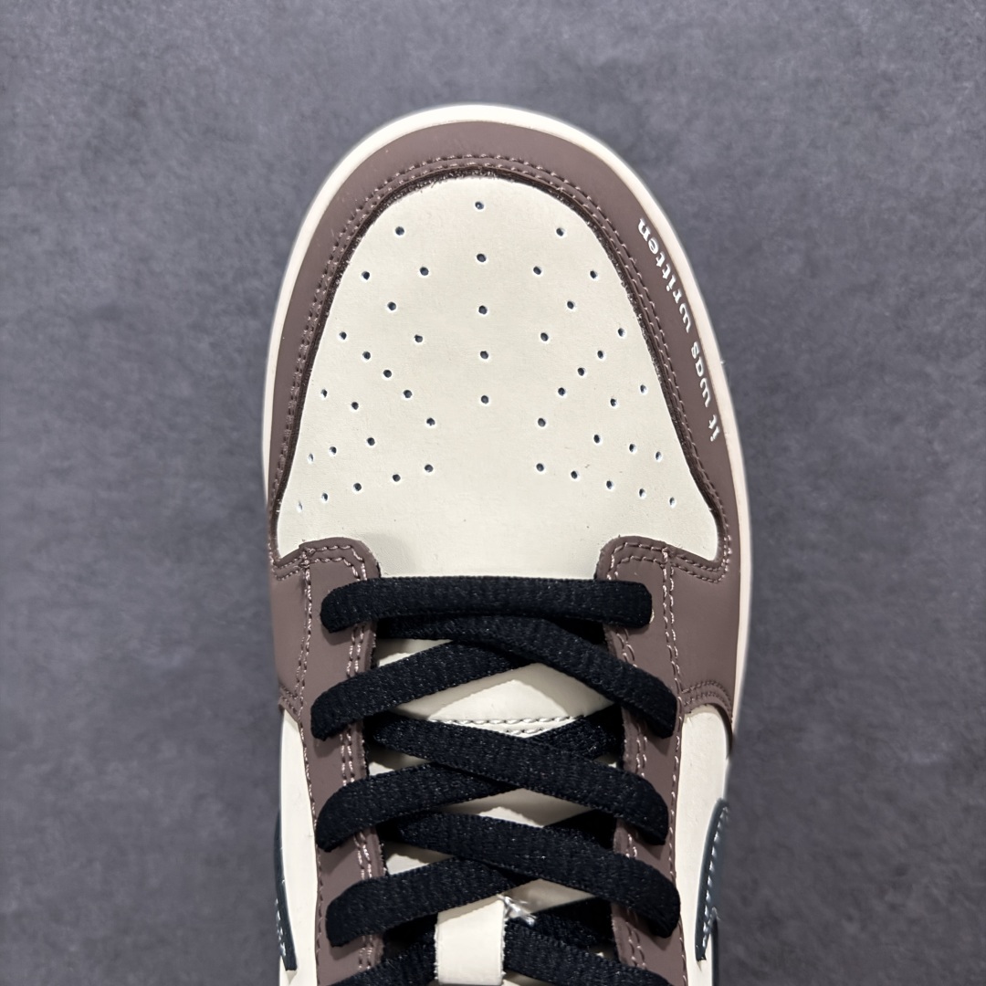  
【定制版】Nike SB Dunk Low 黑棕配色 低帮休闲运动滑板板鞋 MU0232-370
