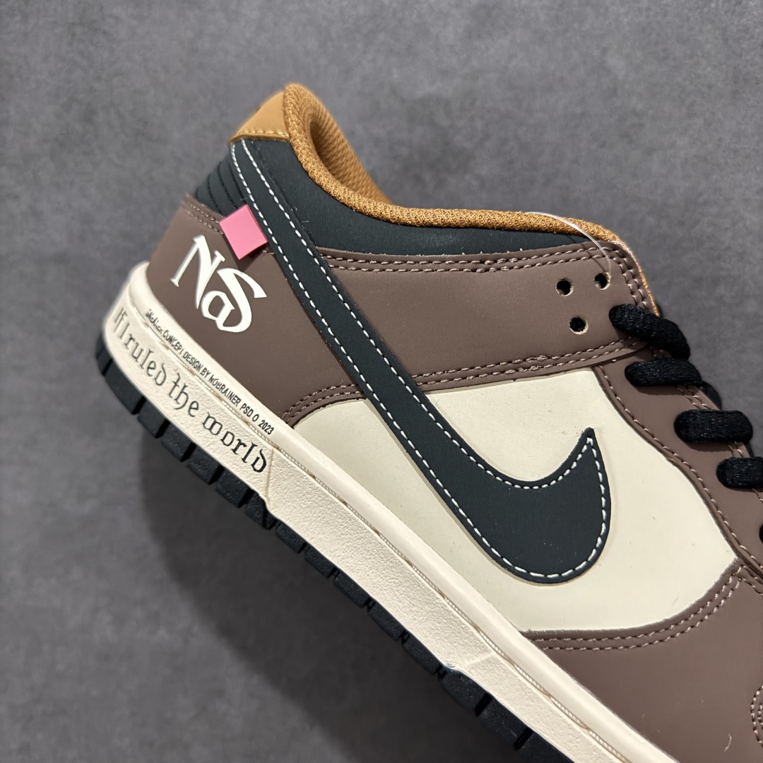  
【定制版】Nike SB Dunk Low 黑棕配色 低帮休闲运动滑板板鞋 MU0232-370
