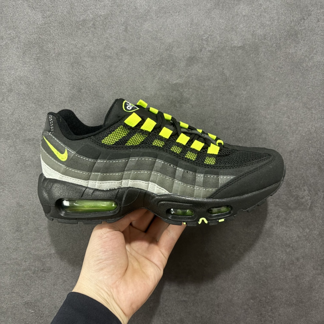  
【PE版】Nike Air Max 95 OG Neon 复古运动舒适 织物合成革 减震耐磨透气增高