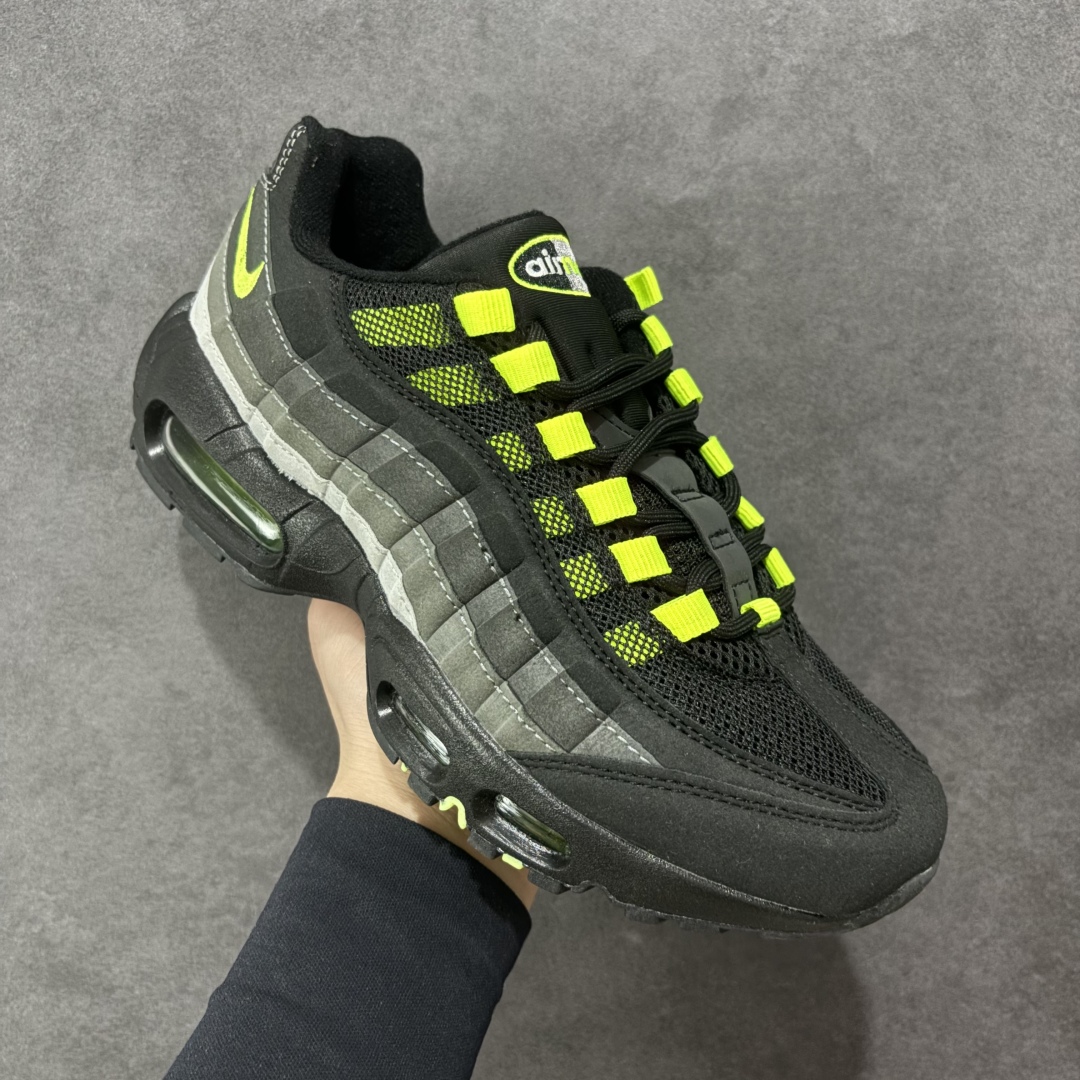  
【PE版】Nike Air Max 95 OG Neon 复古运动舒适 织物合成革 减震耐磨透气增高