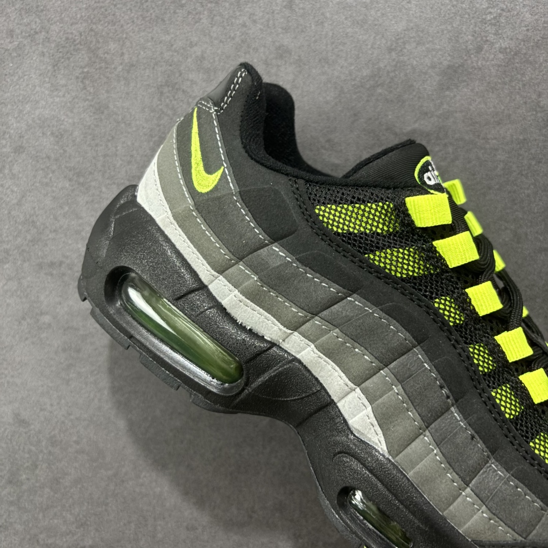  
【PE版】Nike Air Max 95 OG Neon 复古运动舒适 织物合成革 减震耐磨透气增高