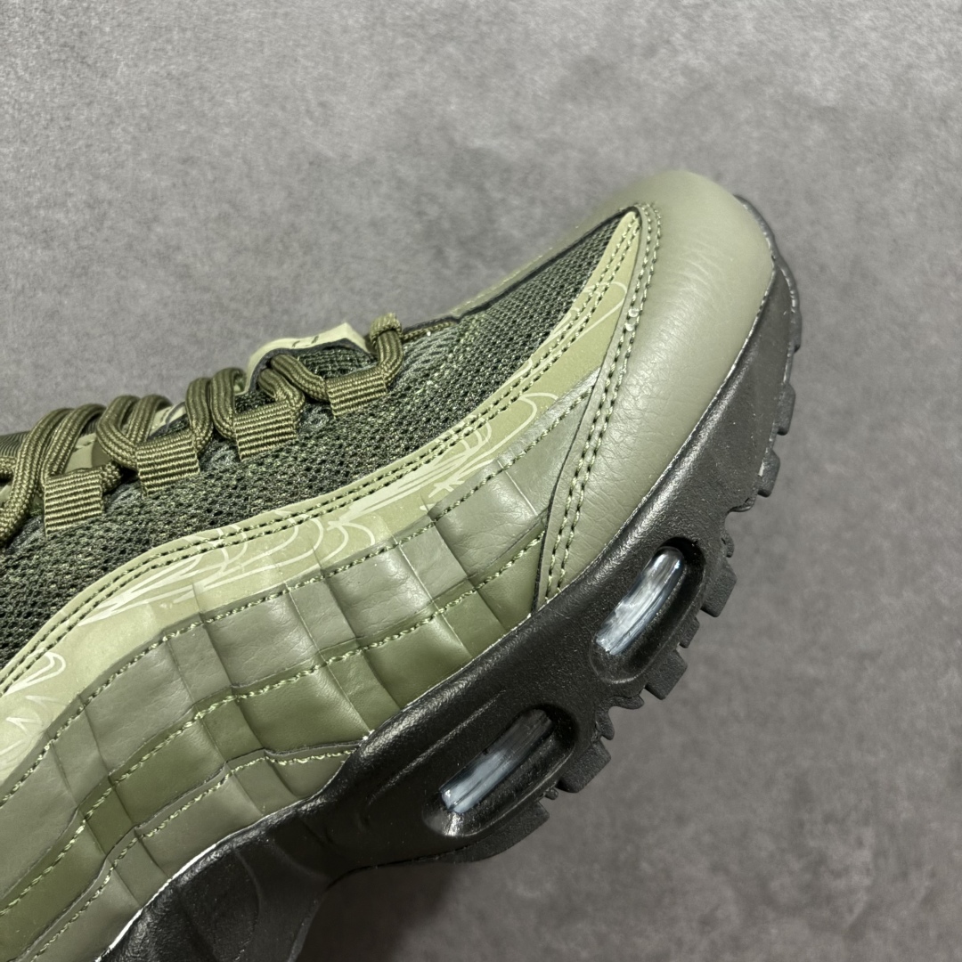  
【PE版】Nike Air Max 95 OG Neon 复古运动舒适 织物合成革 减震耐磨透气增高