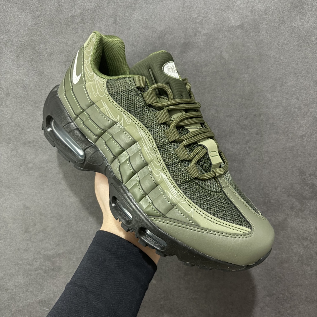 
【PE版】Nike Air Max 95 OG Neon 复古运动舒适 织物合成革 减震耐磨透气增高