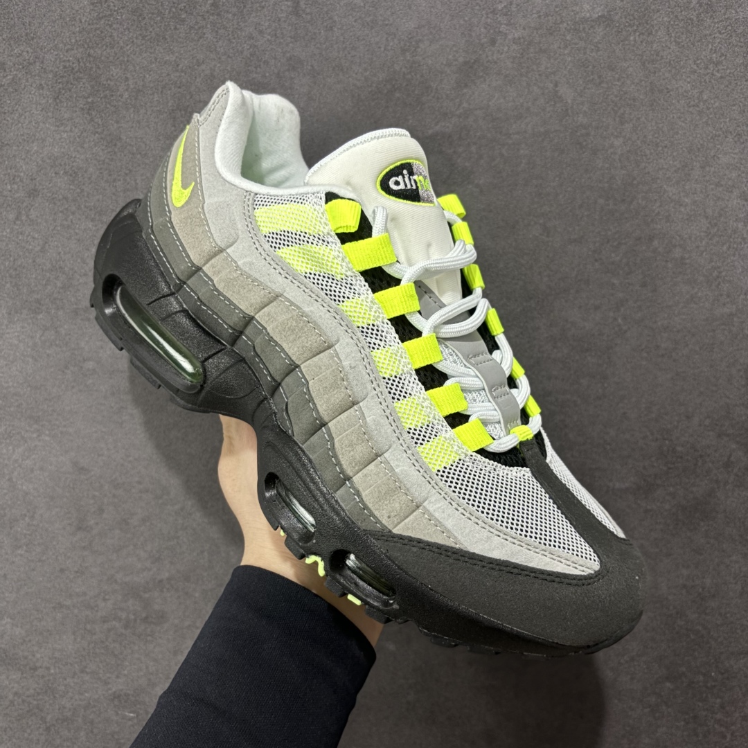  
【PE版】Nike Air Max 95 OG Neon 复古运动舒适 织物合成革 减震耐磨透气增高
