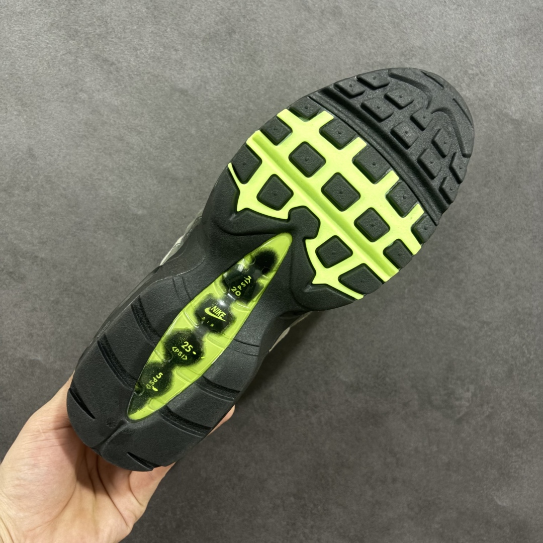  
【PE版】Nike Air Max 95 OG Neon 复古运动舒适 织物合成革 减震耐磨透气增高