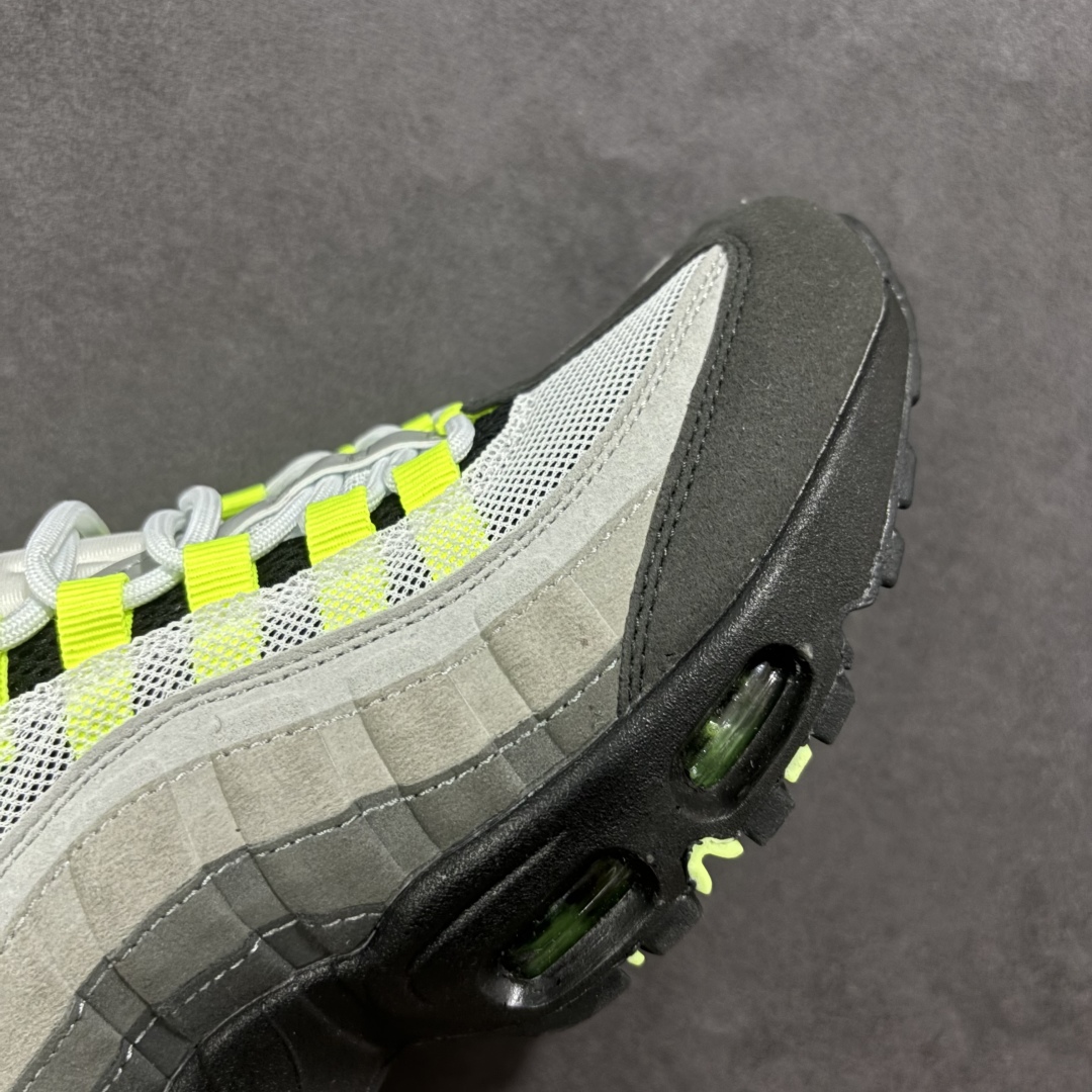  
【PE版】Nike Air Max 95 OG Neon 复古运动舒适 织物合成革 减震耐磨透气增高