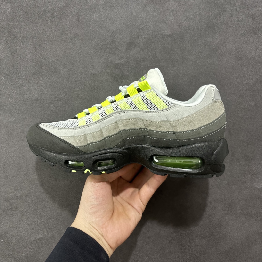  
【PE版】Nike Air Max 95 OG Neon 复古运动舒适 织物合成革 减震耐磨透气增高