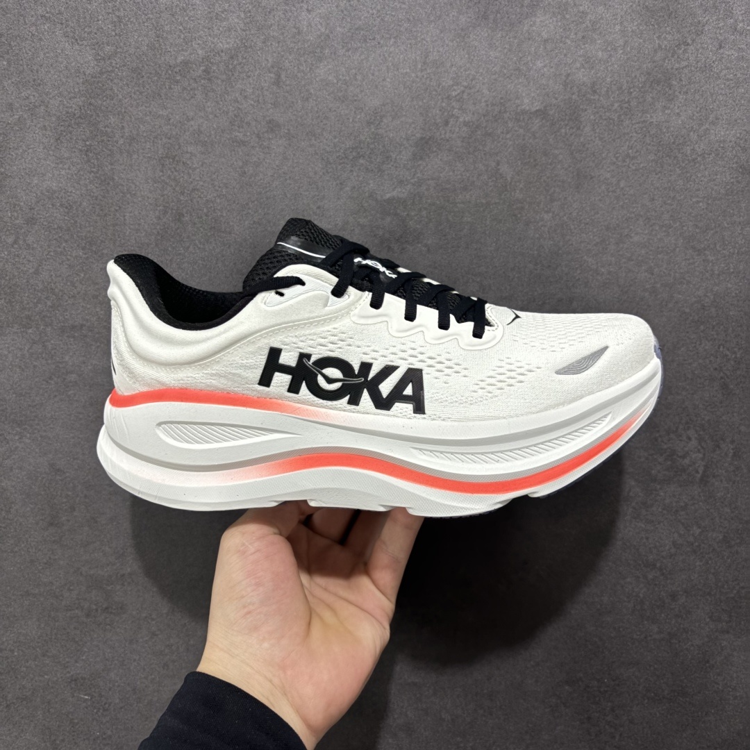 【GX越南版】HOKA ONE ONE Bondi 9 WIDE 邦迪九代舒适防滑耐磨低帮休闲跑步鞋