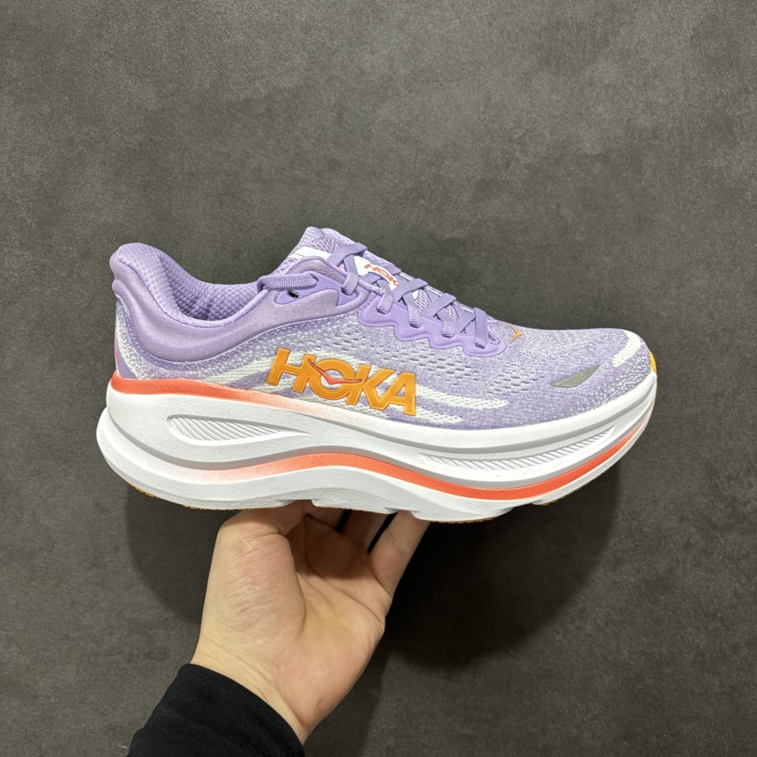 【GX越南版】HOKA ONE ONE Bondi 9 WIDE 邦迪九代舒适防滑耐磨低帮休闲跑步鞋