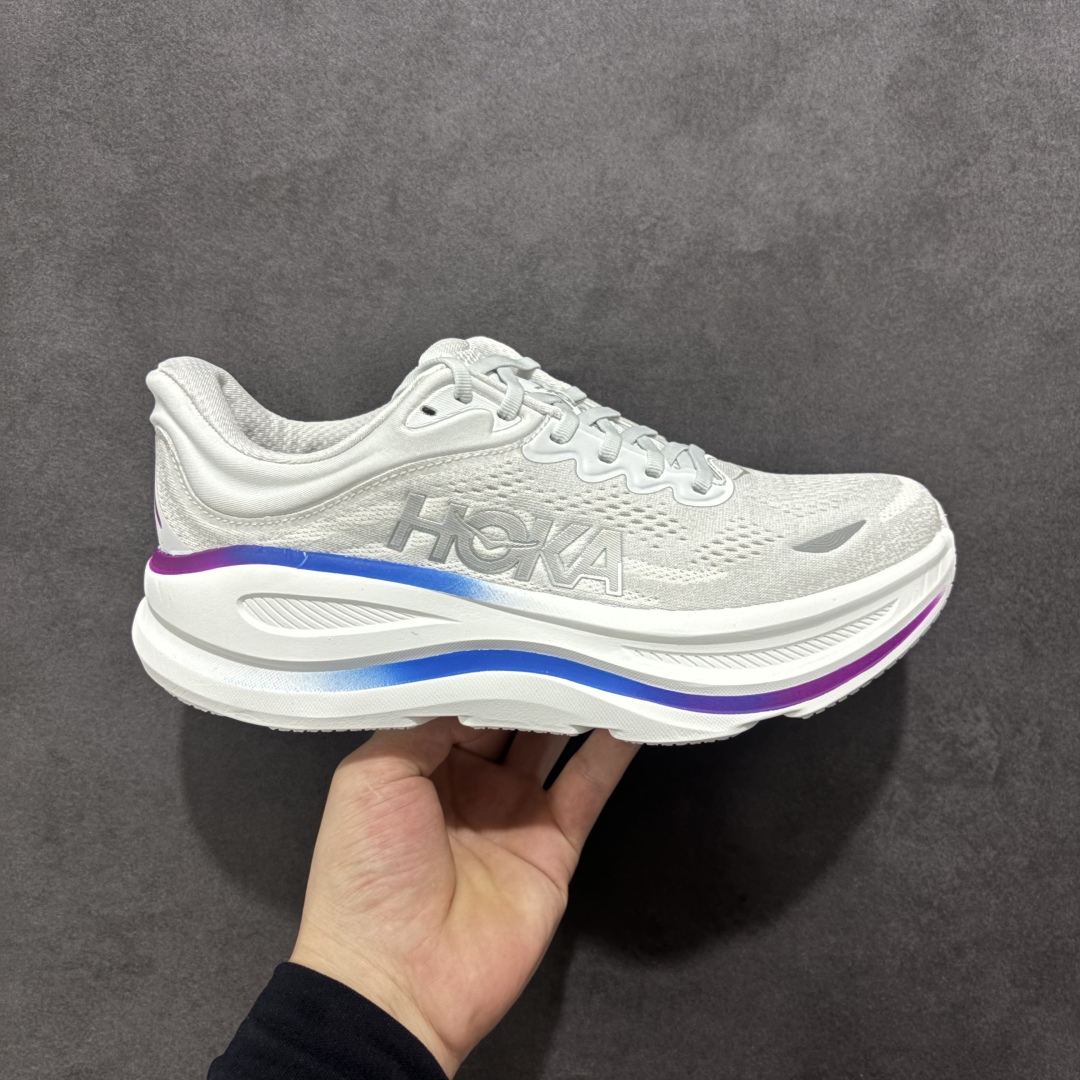  
【GX越南版】HOKA ONE ONE Bondi 9 WIDE 邦迪九代舒适防滑耐磨低帮休闲跑步鞋