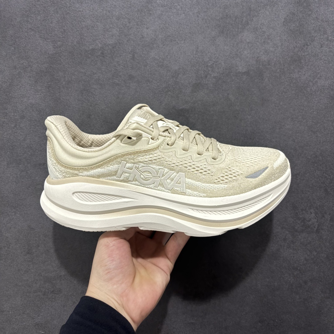 【GX越南版】HOKA ONE ONE Bondi 9 WIDE 邦迪九代舒适防滑耐磨低帮休闲跑步鞋
