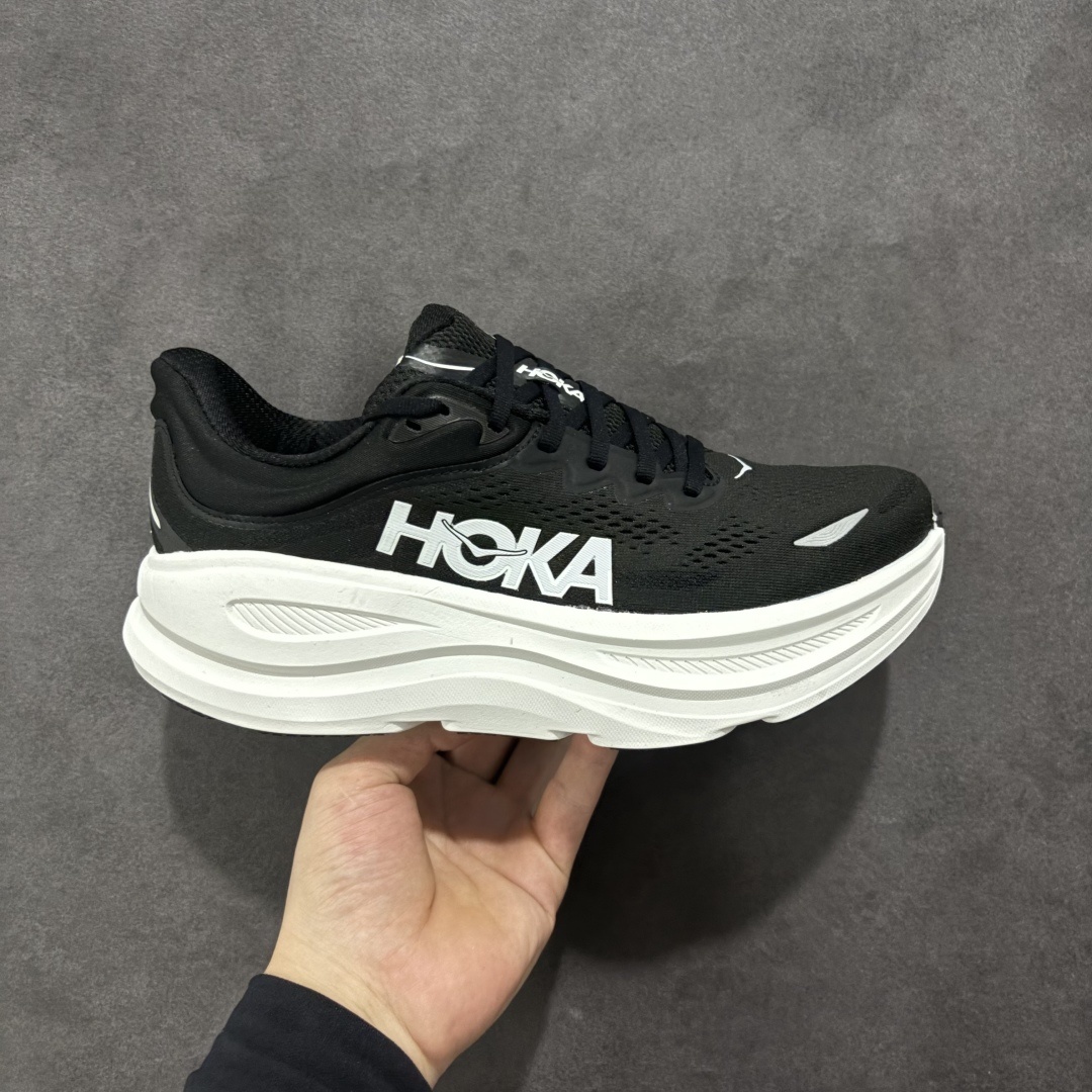 【GX越南版】HOKA ONE ONE Bondi 9 WIDE 邦迪九代舒适防滑耐磨低帮休闲跑步鞋