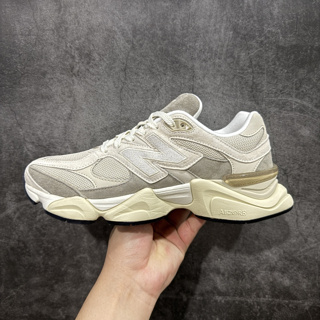 260 【纯原版】 New Balance NB9060 联名款 复古休闲运动慢跑鞋 米灰色 U9060JBC