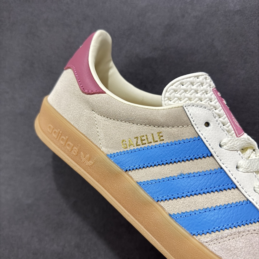  
【正确版】adidas Originals Gazelle INdoor 粉蓝
三叶草休闲防滑耐磨低