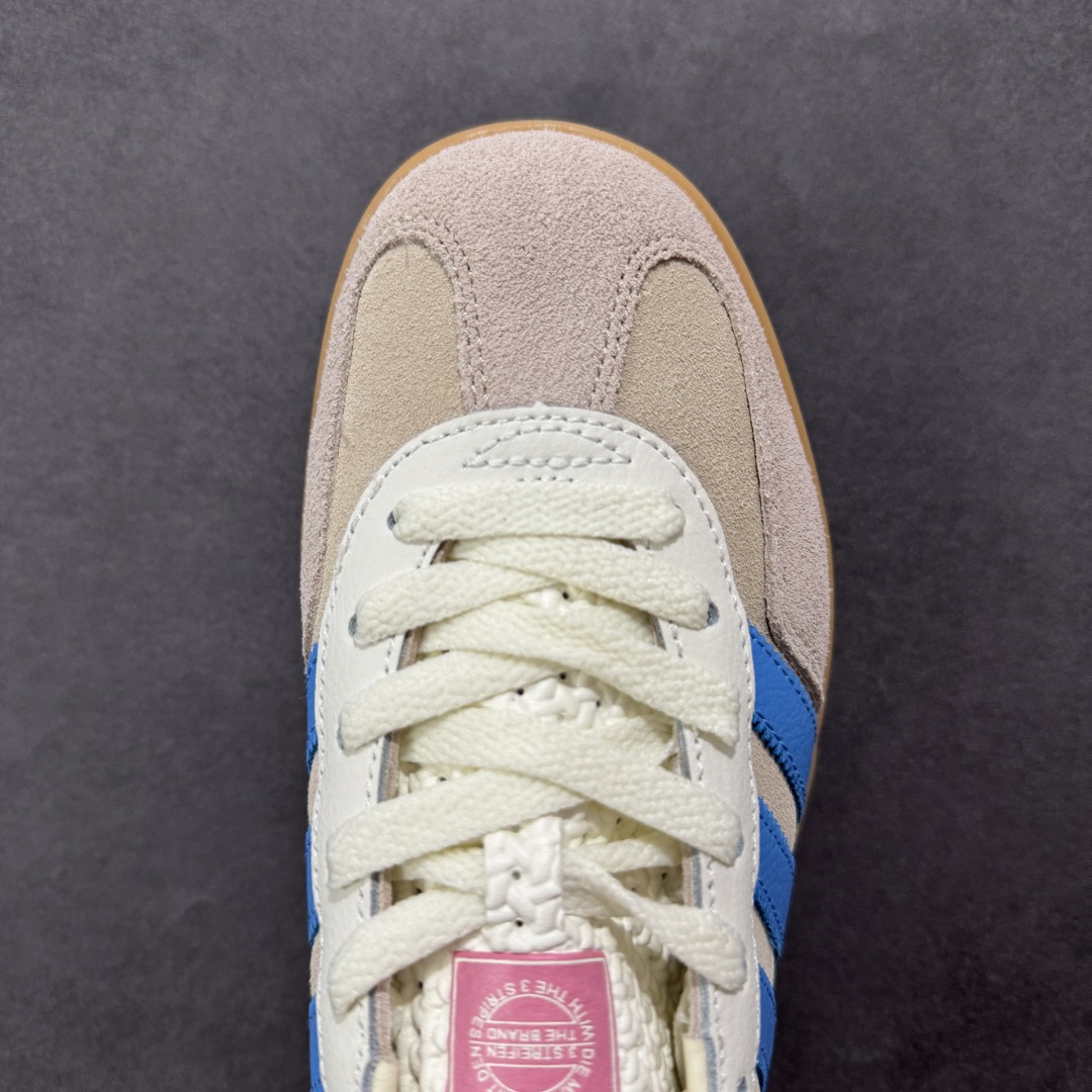  
【正确版】adidas Originals Gazelle INdoor 粉蓝
三叶草休闲防滑耐磨低
