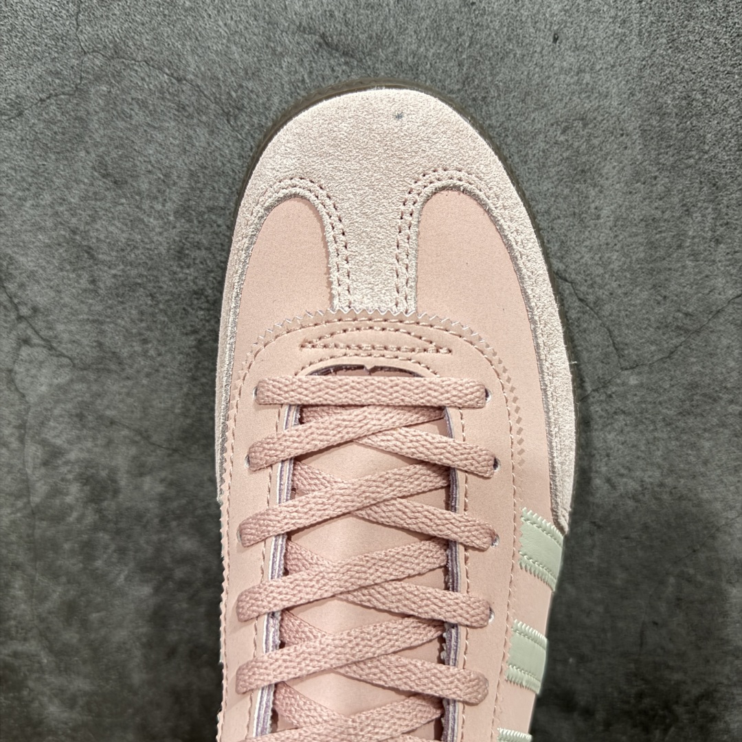  
Adidas Handball Spezial  阿迪达斯经典款反毛皮复古休闲板鞋 粉白生胶 JI2