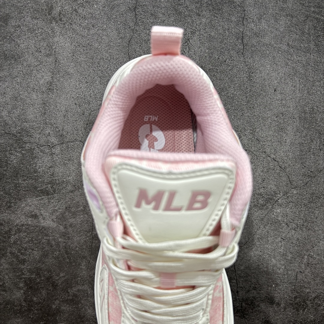 200 【纯原版】MLB Winner Chunky 25新款 NY百搭舒适休闲潮流运动厚底增高 防滑耐磨 低帮 老爹鞋白粉色
