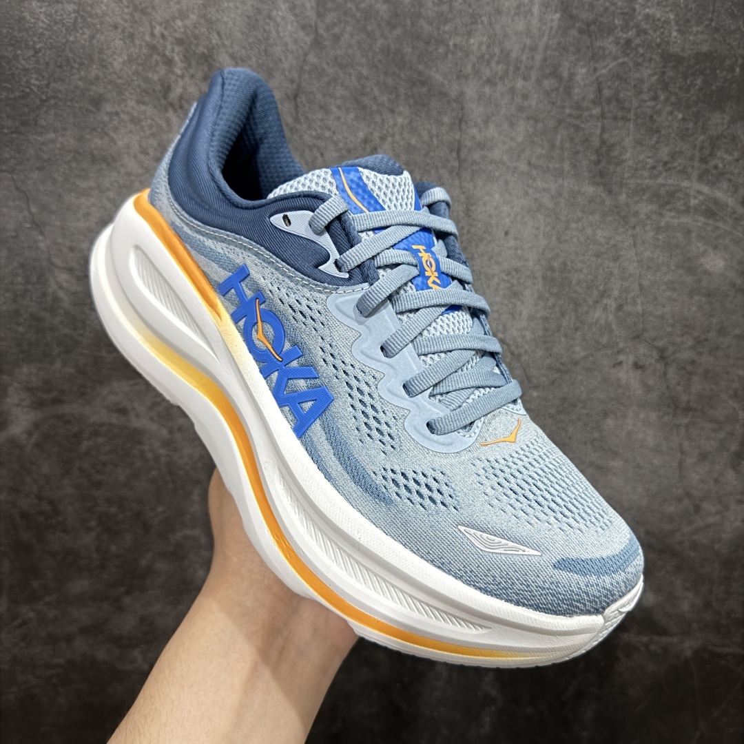 【GX越南版】HOKA ONE ONE Bondi 9 WIDE 邦迪九代舒适防滑耐磨低帮休闲跑步鞋